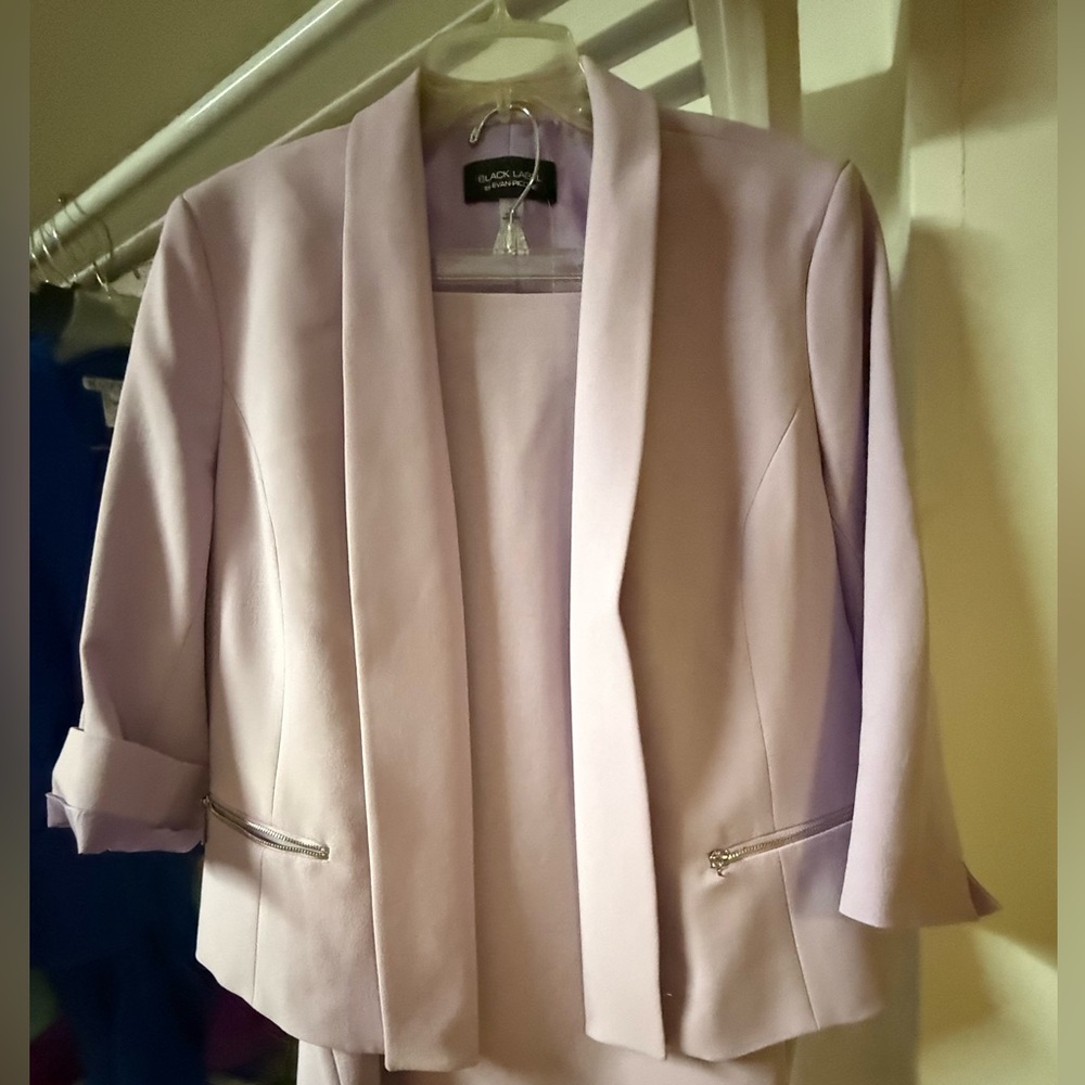 Evan Picone Lavender Women's Blazer and skirt